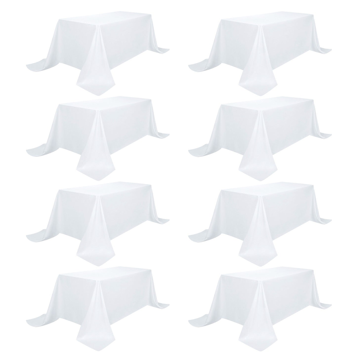 white table cloth